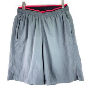 Saxx Kinetic Train 2N1 Ballpark Pouch Grey Shorts Size Medium